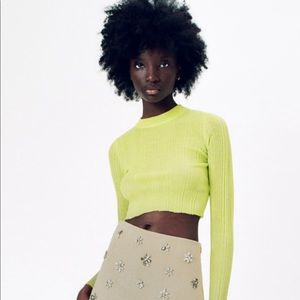 ZARA KNIT TOP SZ SMALL
